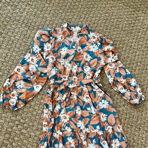 Floral Long Sleeve Dress